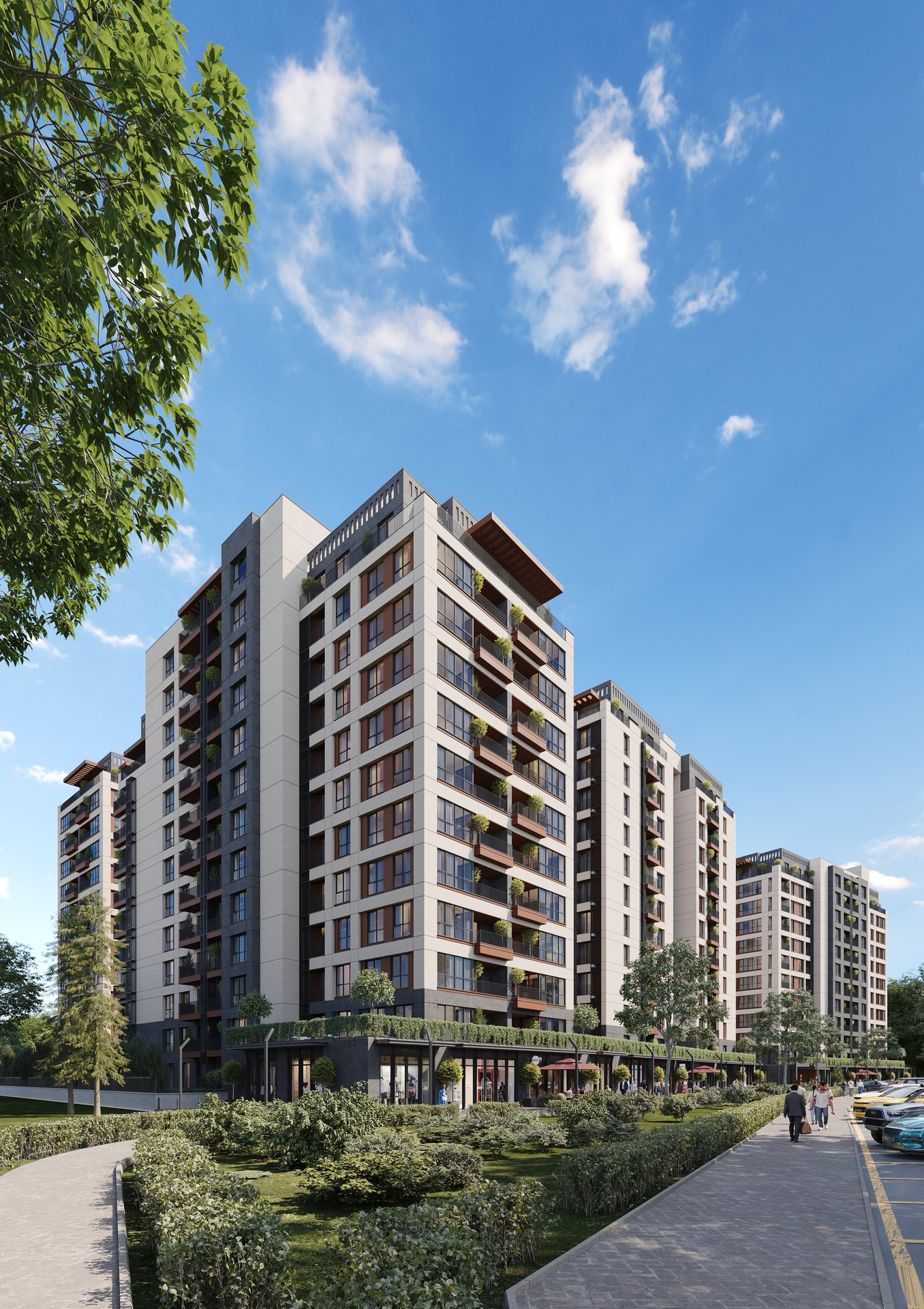 EKK Ataşehir Konutları - Dış Mekân Görselleştirme